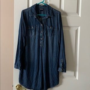Lucky Brand Denim Dress/Long Shirt